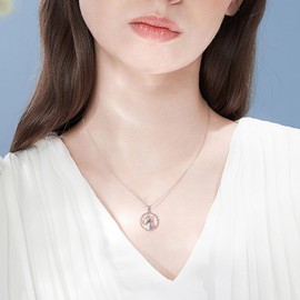 VENACOLY Horse Necklace Sterling Silver Horse Pendant Necklace Horse Gifts for Girls