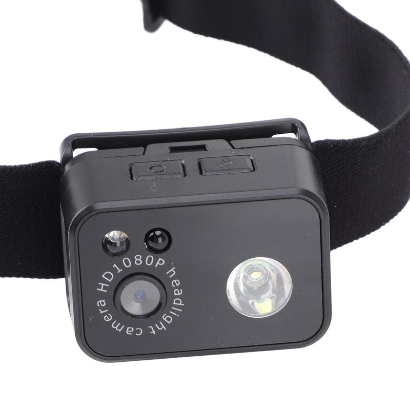 Headlamp Camera 3W LED 1080P 2MP Smart Sensor Headlamp Wearable