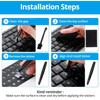 Arabic Keyboard Stickers[5 in 1],Arabic-English Keyboard Letter Replacement Sticker with