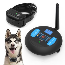 YANCEN Wireless Dog Fence 2024 Upgraded Pet Electric Containment System, Adjustable Control Range, Safe Effective No Randomly Over Correction, Rechargeable Waterproof Dog Collar