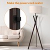 LEPOWER Tripod Floor Lamp, Mid Century Wood Floor Lamps for