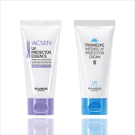 Troyarche 2 Troiaque Sun Essence Sun Cream Sensitive Skin Sun Care Hypoallergenic UV Sun Cream 50ml SPF 50 PA / 2개 트로이아르케 선에센스 선크림 예민피부 선케어 저자극 UV 선크림 50ml SPF 50 PA