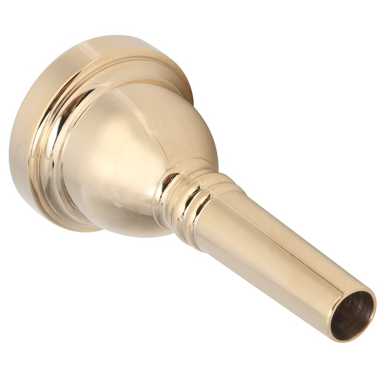 Nunafey Tenor Horn Mouthpiece 1/2" Horn Mouthpiece for Trombone Golden