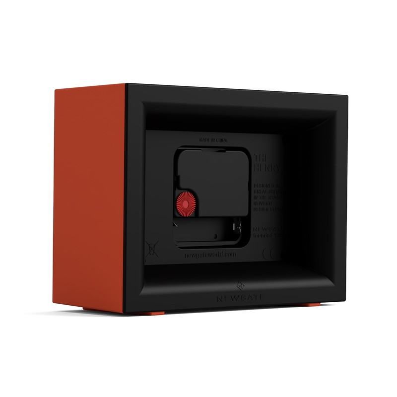 NEWGATE® 'Henry' Mantel Clock - Contemporary Rectangular Design-led Clock in