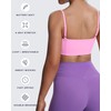 Aoxjox Women's Workout Bandeau Bras Training Fitness Running Yoga Crop