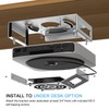 IFCASE Mac Mini Cooling Fan Mount, Behind Monitor, Under Desk,