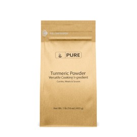 Pure Original Ingredients Turmeric Powder (1 lb), Food Grade, Natural, Spicy Flavor, Curry, Rice, Eco-Friendly