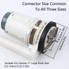 Toilet Dual Flush Valve Replacement Valve Kit Assembly for One