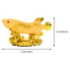 GANAZONO Feng Shui Wealth Arowana Fish Lucky Fish Statue Figurine