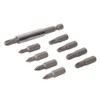 Silverline 771034 Cr-V Screwdriver Bit Set 10pce