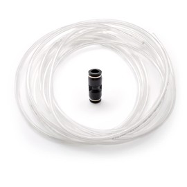 SRJQXH Air Hose 8 mm Outer x 5 mm Inside, 5 m Transparent Compressed Air Hose with 8 mm Pneumatic Connector, Pneumatic Hose is Suitable for Pneumatic Devices and Air Compressor