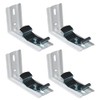 4pcs Vertical Blind Bracket, Metal Blind Holder L-Shaped Window Door