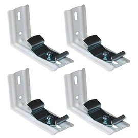 4pcs Vertical Blind Bracket, Metal Blind Holder L-Shaped Window Door Mounting Blind Bracket Clips for Home Office Hotel, 1-1/2"(38mm)