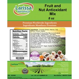 Fruit and Nut Antioxidant Mix (8 oz, ZIN: 525598) - 2 Pack