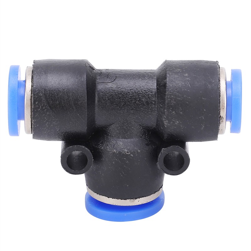 50Pcs 3‑Way Pneumatic Connector Quick PU Tube Hose Push in