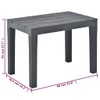 SKM Garden Benches 2 pcs Anthracite Plastic (Weight-9KG)