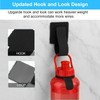 APOMOONS 50 Pcs Under Desk Cable Management, Hook and Loop