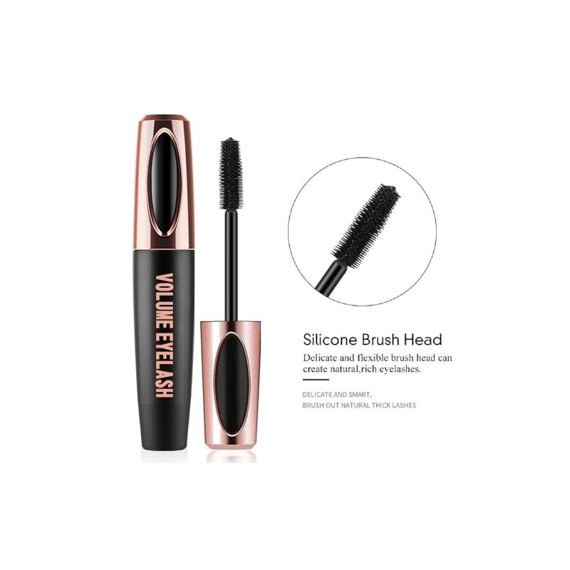 3 PCS 4D Silk Fiber Lash Mascara Waterproof Mascara Eyelash