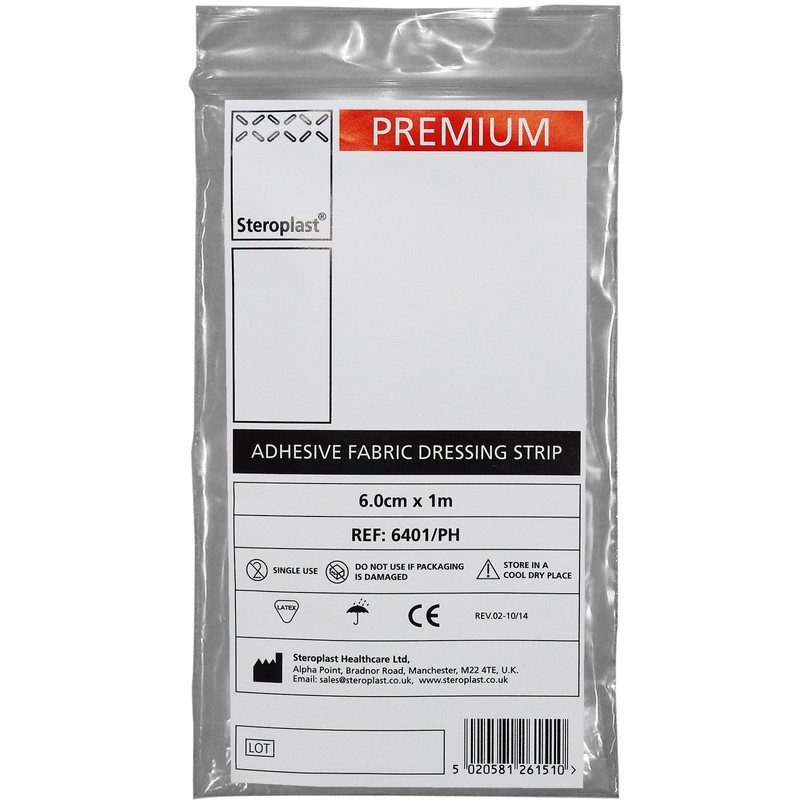 Steroplast D295 Fabric Dressing Strip, 6cm x 1m