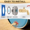 Drum Faucet for 55 Gallon Drum, 2 Inch Brass Barrel