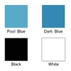 In The Swim Synthetic Rubber-Base Pool Paint - Pool Blue