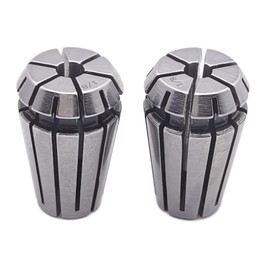 2pcs ER11 1/8 inch Spring Collet Precision Mill Chuck Collet CNC Engraving Machine & Router Milling Lathe Tool Holder (2pcs ER11 1/8)