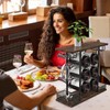 VyGrow Wine Rack, Sturdy Wine Racks Counertop, 3 Tier Wood