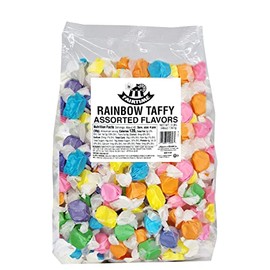 Fairtime Taffy Bulk Rainbow Candy for Candy Buffets, Rainbow Taffy, Rainbow Candy, Bulk Candy, Pinata Candy, Individually Wrapped Candy Kosher Candy, 3 Pounds of Candy (Rainbow)
