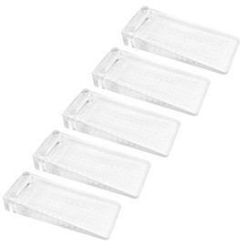 Ceisazira Pack of 5 Door Stopper Floor, Height Adjustable, Scratch-Resistant, Non-Slip Door Wedge Rubber, Non-Toxic, No Unpleasant Odour, Door Buffers, Protection for Balcony Door, Study, Children's