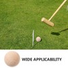 Kisangel 5pcs Wooden Croquet Balls Replacement 1.77inch Wooden Round Ball