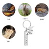 apott Pet Ash Holder Memorial Keychain Urns Keyring with Filling