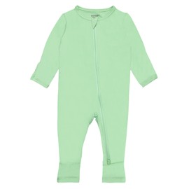 Newborn Rayon Sleeper, Soft Rayon Zipper Long Sleeve Pajamas for Baby Boy Girls Sage