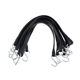 Mytee Products 21" EPDM Tarp Rubber Bungee Straps - 100 Pack, Made in USA
