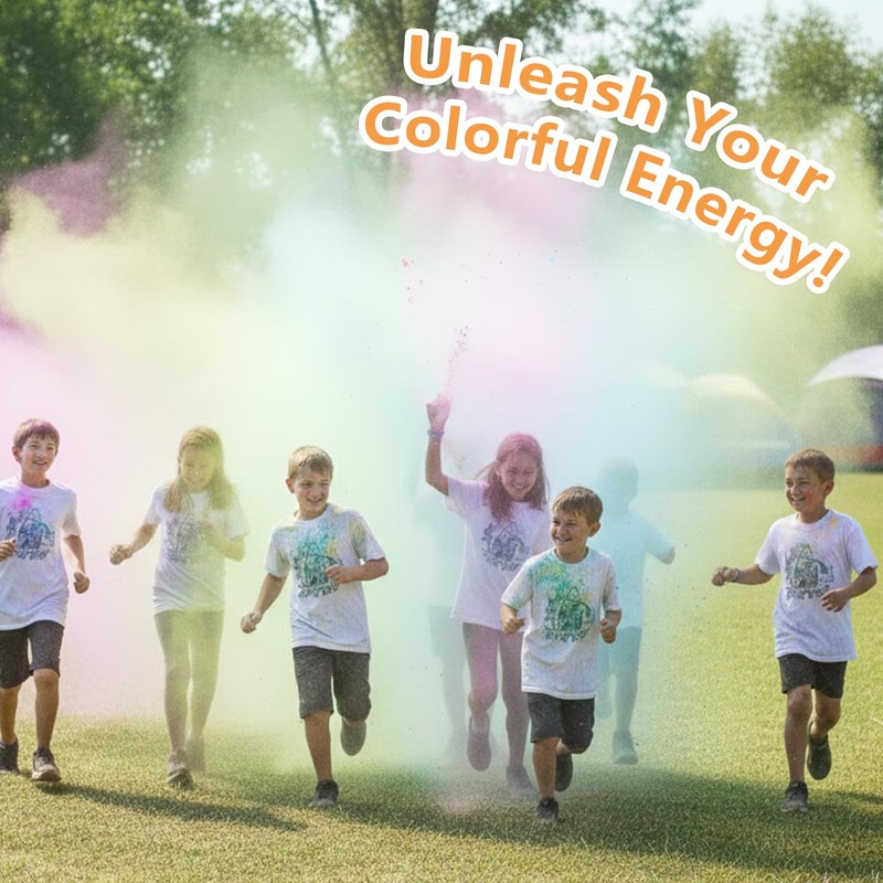 10 Vibrant Colors Holi Color Powder