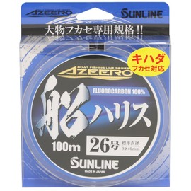 サンライン(SUNLINE) フロロライン アジーロ 船ハリス (AZEERO) 100m クリア 26号