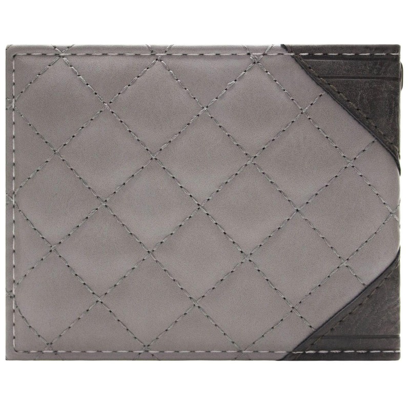 Westeros Game of Thrones House Stark Silver Direwolf Emblem Wallet
