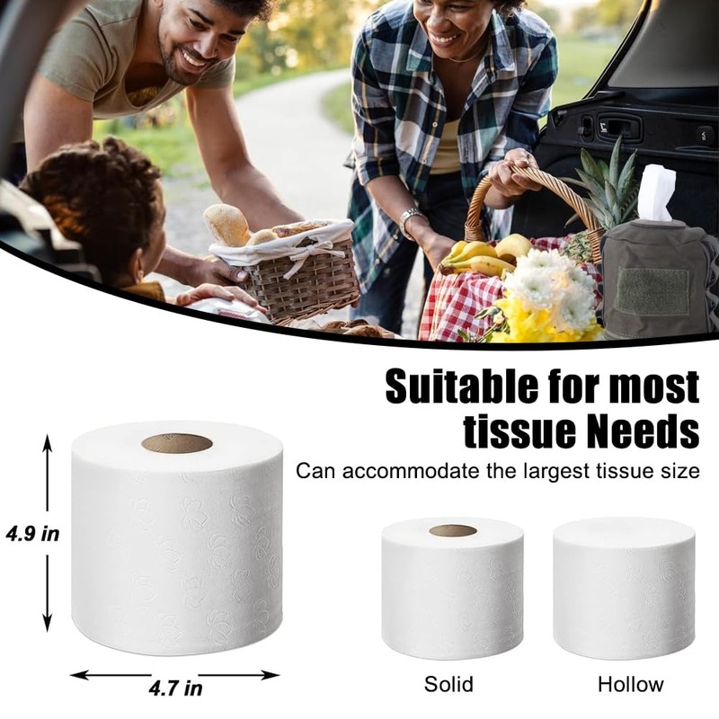 Tactical Toilet Paper Holder, Waterproof Toilet Roll Paper Bag Toilet