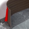 Heonay Flexible Baseboard Molding Trim 4 Inch Self-Adhesive Vinyl Wall