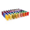 CleverDelights 63 Color Polyester Embroidery Machine Thread Set - 550