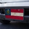 GRAPHICS & MORE Rustic Distressed Georgia State Flag Novelty Metal