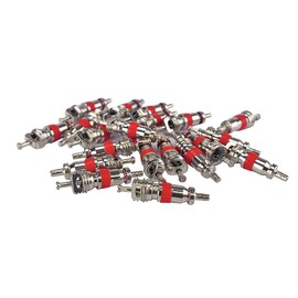 Haltec Set of 50 Heat Resistant Standard Bore Valve Stem Cores for Cars, Trucks or Bus Applications.