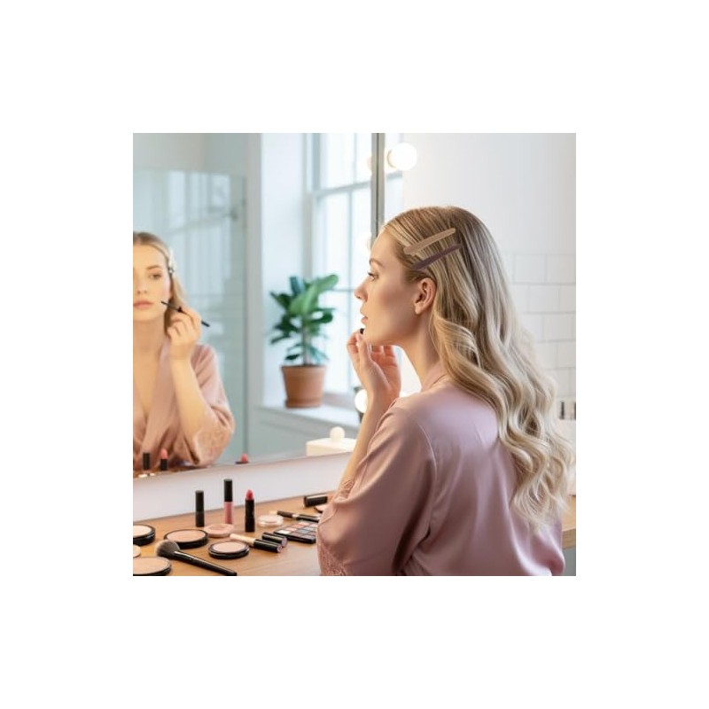 16 pinzas para el cabello mate con forma de pico