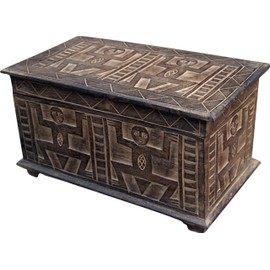 Handbeschnitzte Balsa Wood Chest in 3 Sizes/Chests Boxes – Size: 17 * 55 * 15 cm