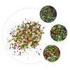 CAXUSD Christmas Sequins Glitter Powder 2 Packs of 20g for