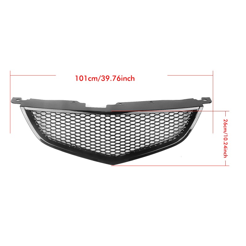 Car Gloss Black Front Bumper Grille Grill for Acura TL