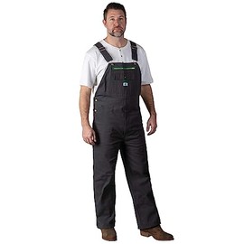 Liberty mens Duck Bib Overalls, Graphite, 36W x 30L US