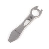 Hamansチタン EDC プライバー マルチツール 栓抜き 釘抜き クローバー レンチ ドライバー コンパクトサイズ