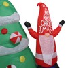 1.8m Dwarf and Christmas Tree Inflatable Decoration IP44 Christmas Outdoor