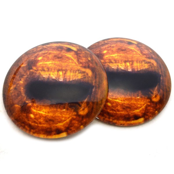 Megan's Beaded Designs Light Brown Amber Horse Glass Eyes Realistic