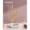 SONGMICS Jewelry Holder, Jewelry Organizer, 3 Tiers and 1 Tray,